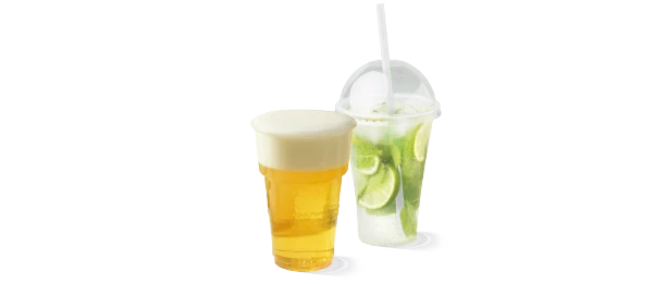 Soda and beer cups