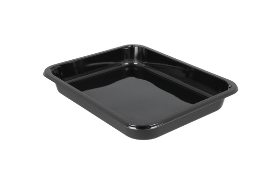 TakeAware.nl CPET tray zwart 1 vak C2227-1T 227x178x29mm