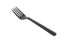 Reusable fork 180mm PP black BIO