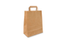 Papieren tasjes Klein kraft 80 gr. 22+10x29cm
