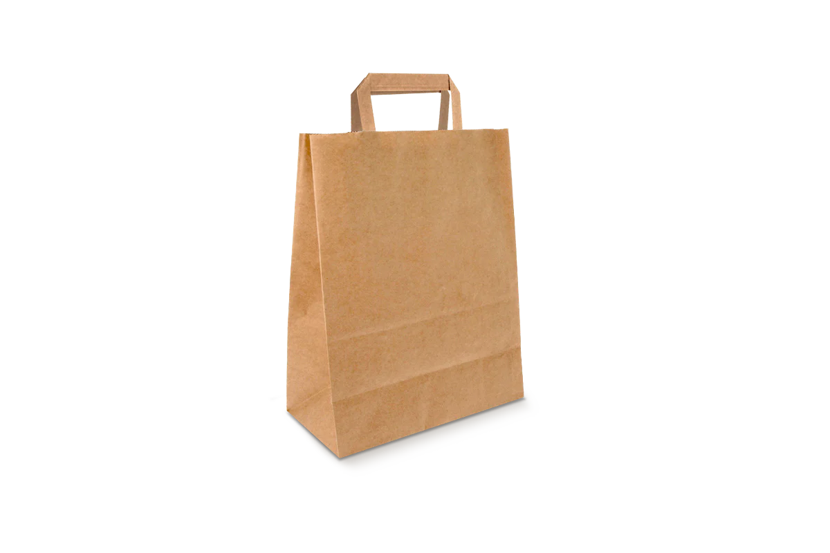 Paper bags Small kraft 80 gr. 22+10x29cm