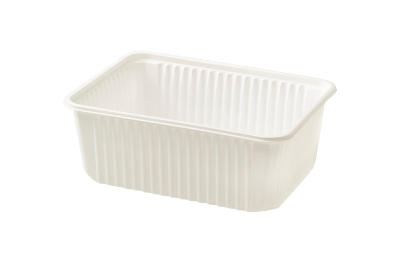TakeAware.nl Maaltijdbak PP 1000ml wit RE180-64.01