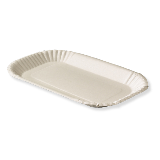Cardboard bowl White 150x230x20mm