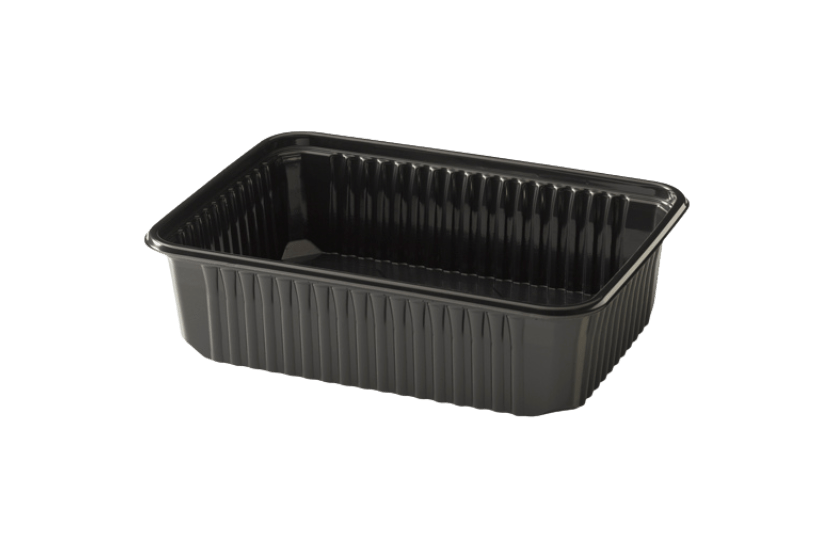 TakeAware.nl Maaltijdbak PP 750ml zwart RE180-48.02