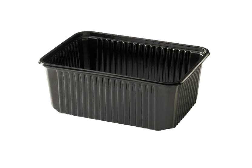 TakeAware.nl Maaltijdbak PP 1000ml zwart RE180-64.02