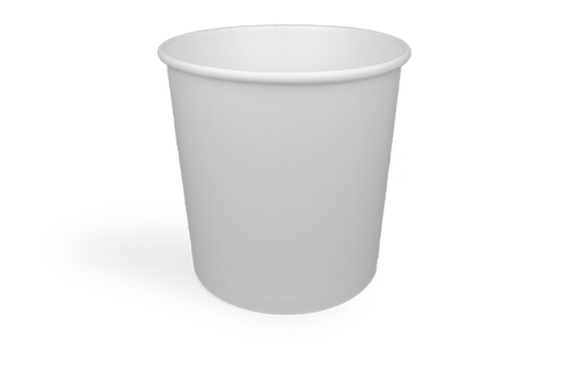 Soup cup 1000ml Ø118mm 32oz cardboard white