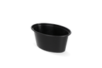 takeaware.nl Saus- en amusebakjes Ovaal sausbakje 3oz 75ml Ø88mm Zwart