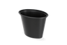 Ovaal sausbakje 6oz 150ml Ø95mm Zwart