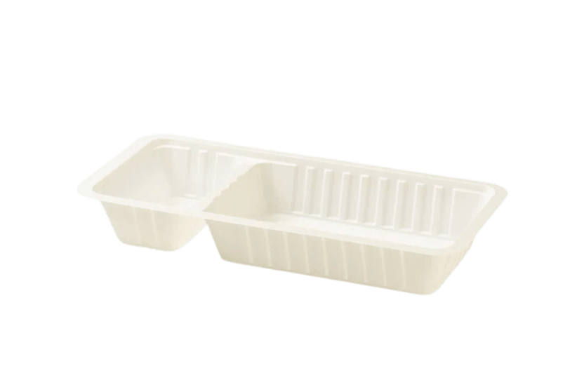 TakeAware.nl Friet- en snackbakjes Snacktray A22L A9+saus laag wit