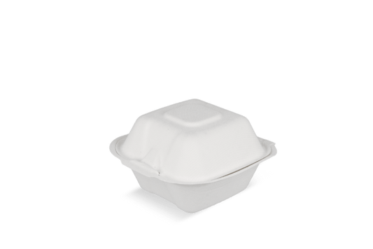 TakeAware.nl Hamburgerbakje IP7 Klein suikerriet wit BIO