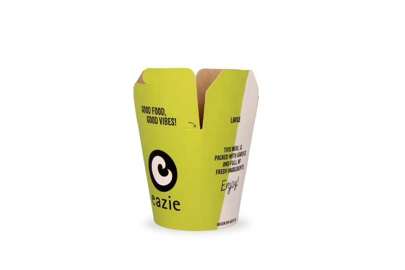 EAZIE - Wok to Go beker 32oz/1000ml sun kraft