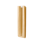 takeaware.nl Papieren zakken Broodzak met venster 10+18x36cm kraft