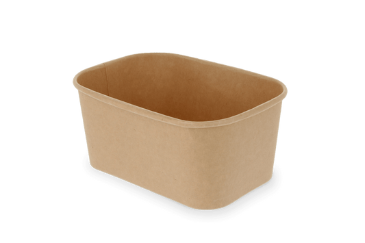 Cardboard Microwave Container 1000ml Kraft