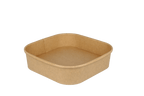 TakeAware.nl Maaltijdbakken en schalen Vierkante maaltijdbak karton 750ml Kraft 170mm