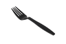 Herbruikbare vork 170mm PP zwart