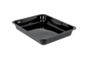 CPET tray black 1 compartment 226x176x35 mm