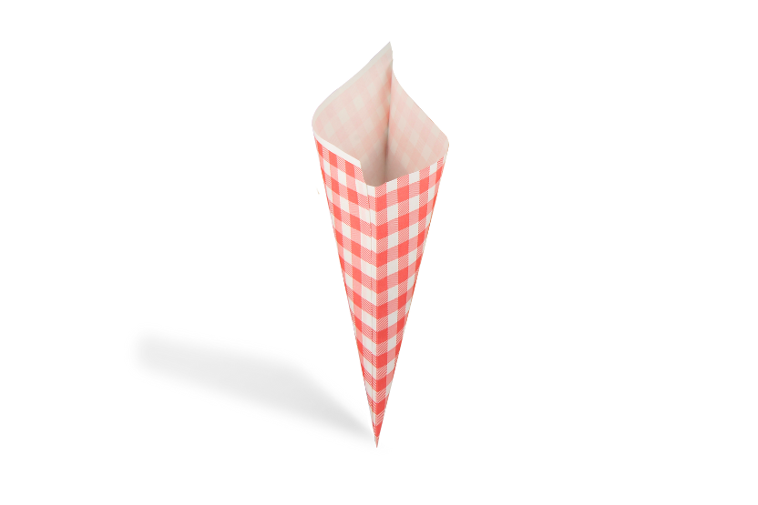 TakeAware.nl Puntzak K17 - 17cm rode ruit