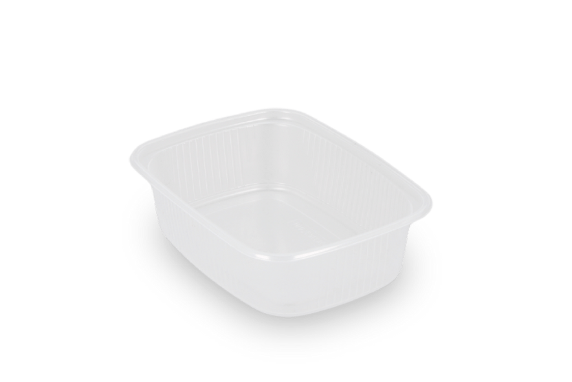 TakeAware.nl Salade & Saus bakjes 150ml 108mm rechthoekig transparant