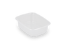Saus bakjes 150ml 108mm rechthoekig transparant
