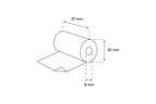 TakeAware.nl Kassa- en pinrollen Thermische pinrol BPA vrij 57x30x8 FSC mix