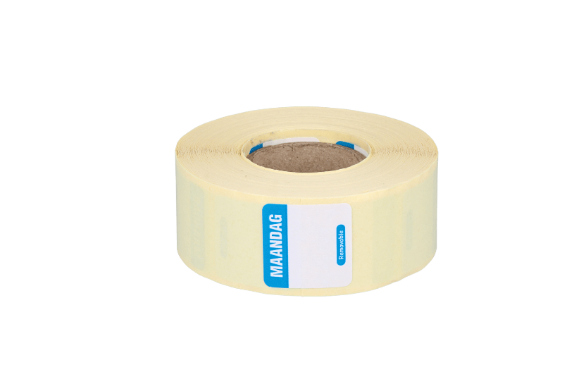 TakeAware.nl Etiket Maandag 25x25mm