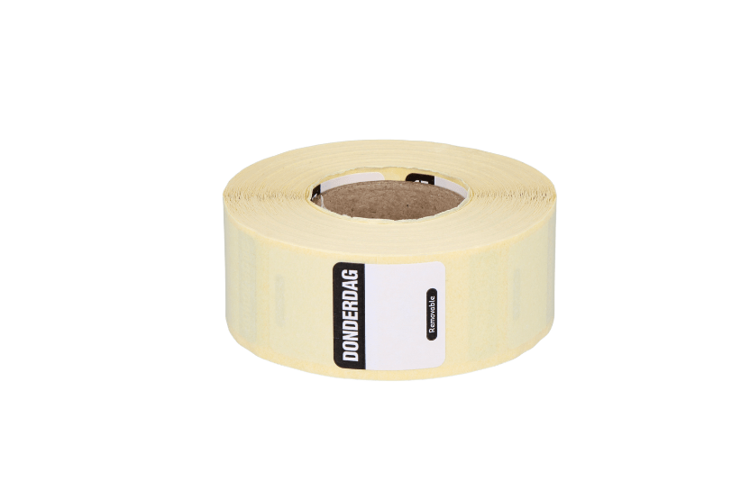 TakeAware.nl Etiket Donderdag 25x25mm