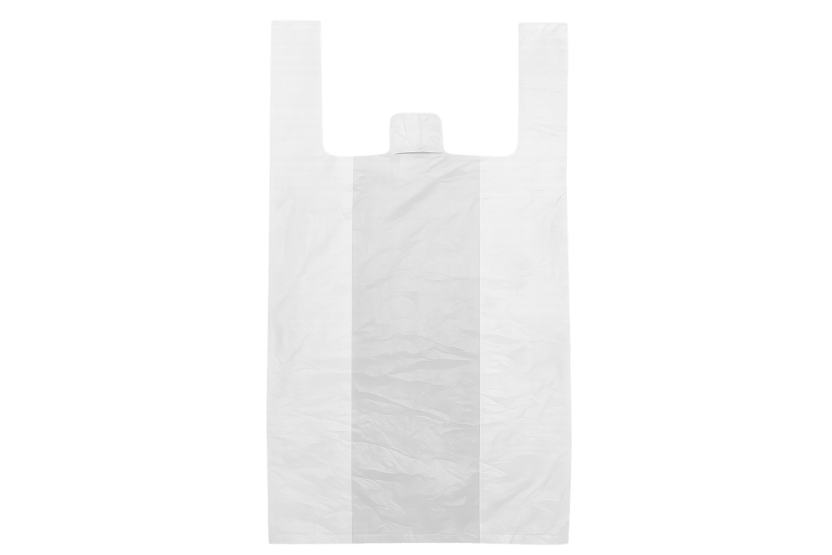TakeAware.nl Hemddraagtas HDPE 50+30x80cm 25mu wit