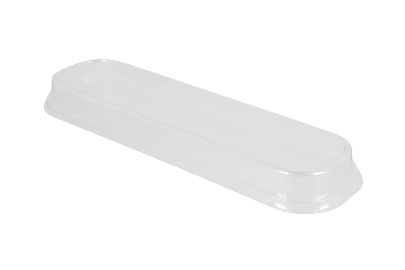 TakeAware.nl Rpet deksel transparant t.b.v. aluminiumschaal 25,5cm