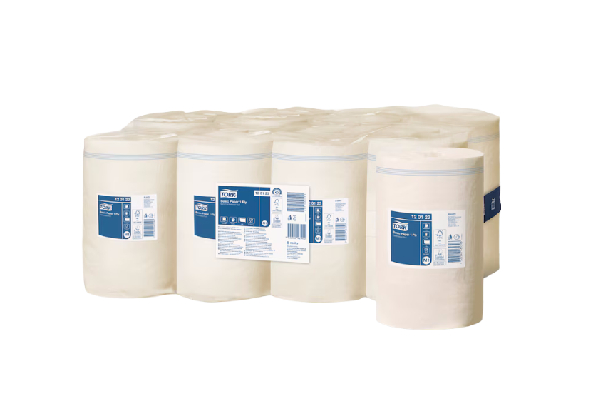 TakeAware.nl Tork M1 Basic Mini Centerfeed Poetspapier Wit