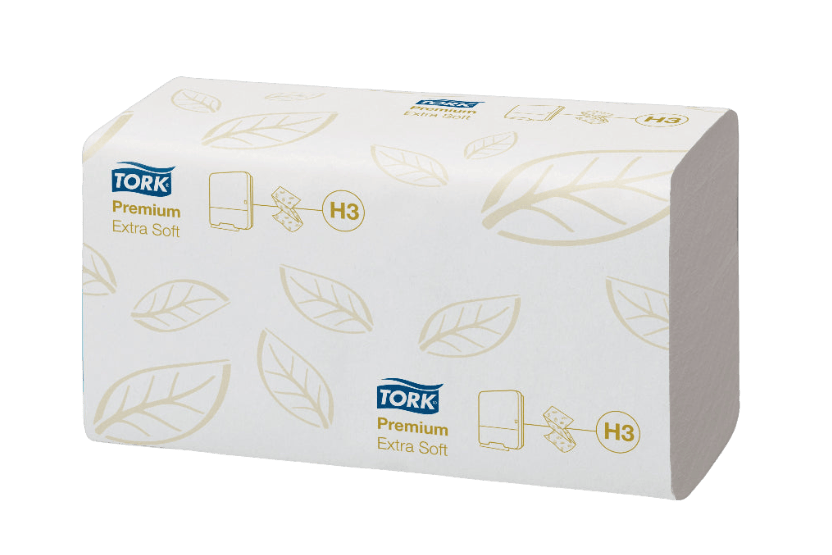 Tork Tork® H3 Extra Soft Singlefold Handdoeken 15x200 vellen Met embossing Wit (100278)