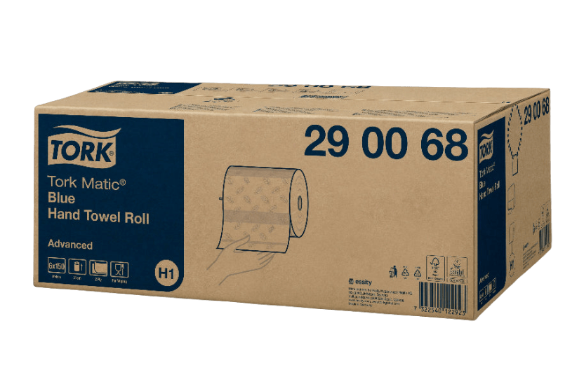 290068 Tork Matic® H1 Hand Towel Roll 6 rolls x 150 m Advanced Blue (290068 ...