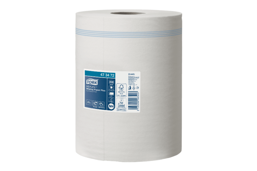 Tork Tork Reflex™ M4 Plus Centerfeed Poetspapier SmartCore® 6x450 vellen Wit (473472)