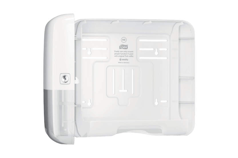 Tork Tork® H3 Singlefold Mini Handdoek Dispenser Wit Elevation-lijn (553100)