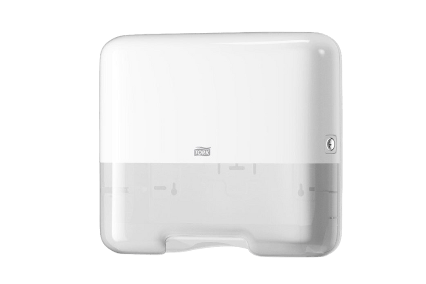 Tork Tork® H3 Singlefold Mini Handdoek Dispenser Wit Elevation-lijn (553100)