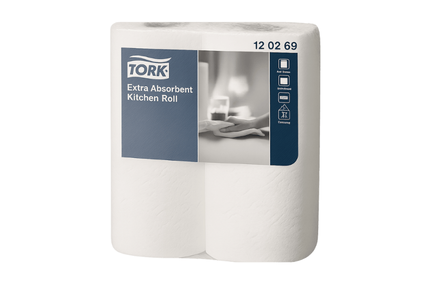 Tork Tork® Extra Absorberende Keukenrol 2-laags 12x15,4m Wit Premium (120269)