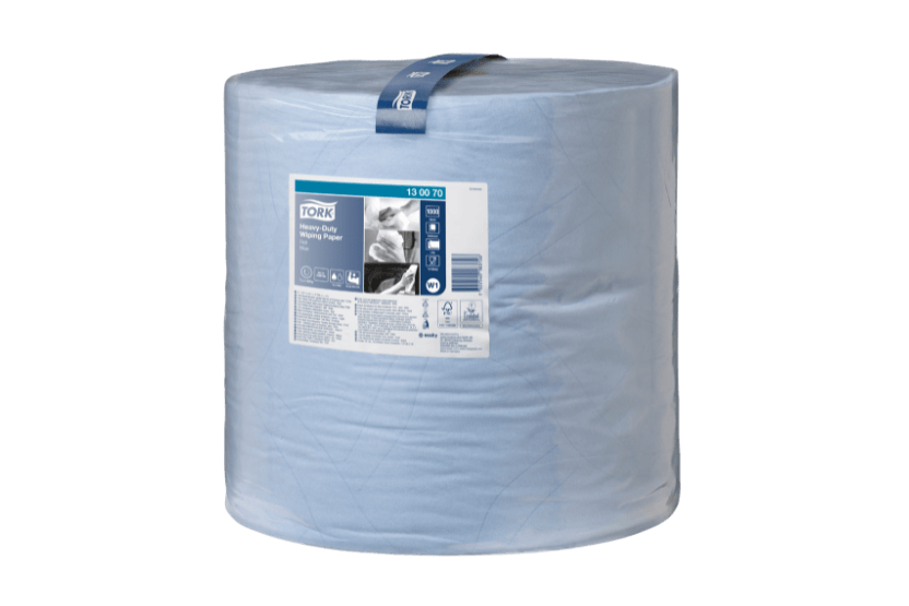 Tork Tork® W1 Heavy-Duty Rol Poetspapier Multifunctioneel 1x1000 vellen Blauw (130070)