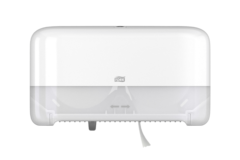 Tork Tork OptiServe® T7 Dispenser voor 2 Rollen Hulsloos Toiletpapier Elevation-lijn Wit 558060