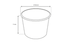TakeAware.nl IJsbeker 360ml Ø106mm 12oz karton wit