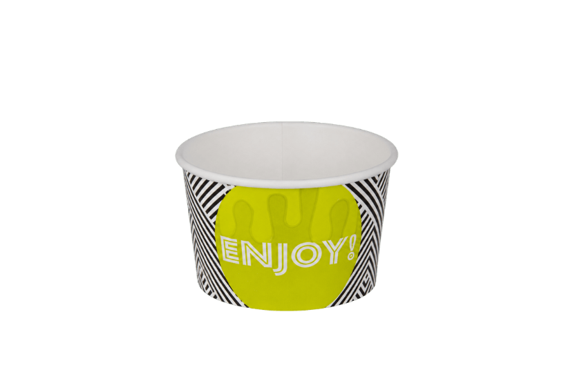 TakeAware.nl Ijsbeker 300ml Ø106mm 12oz karton ENJOY (71808)