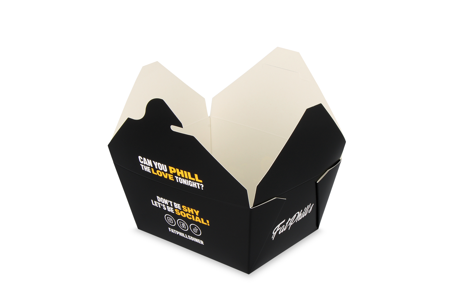 Take Away Box 750ml - Fat Phill's custom