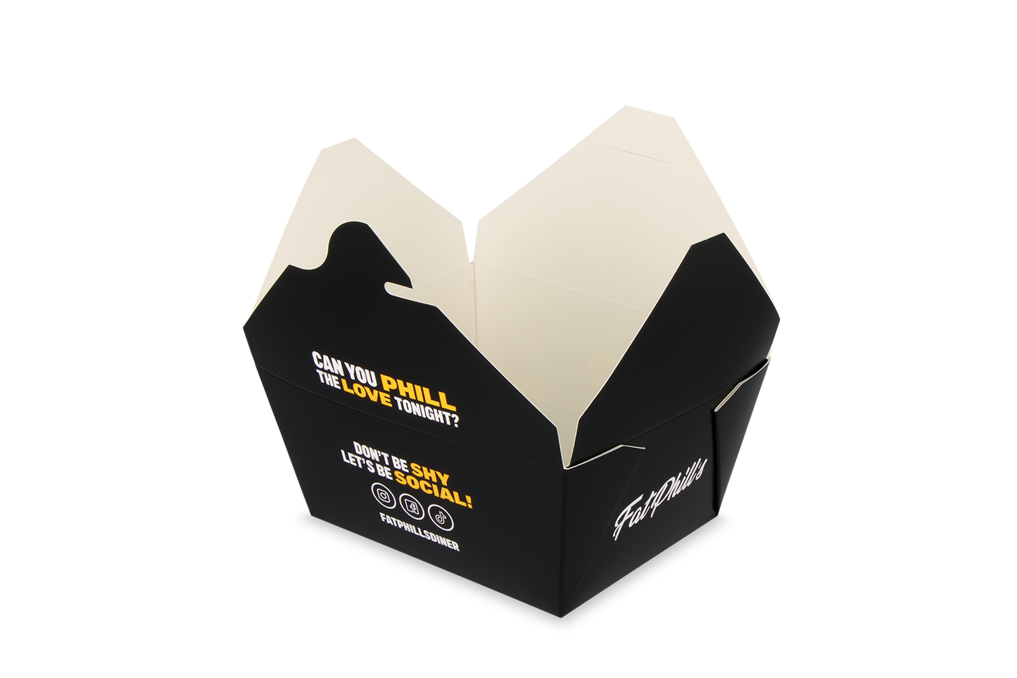 Take Away Box 750ml - Fat Phill's custom