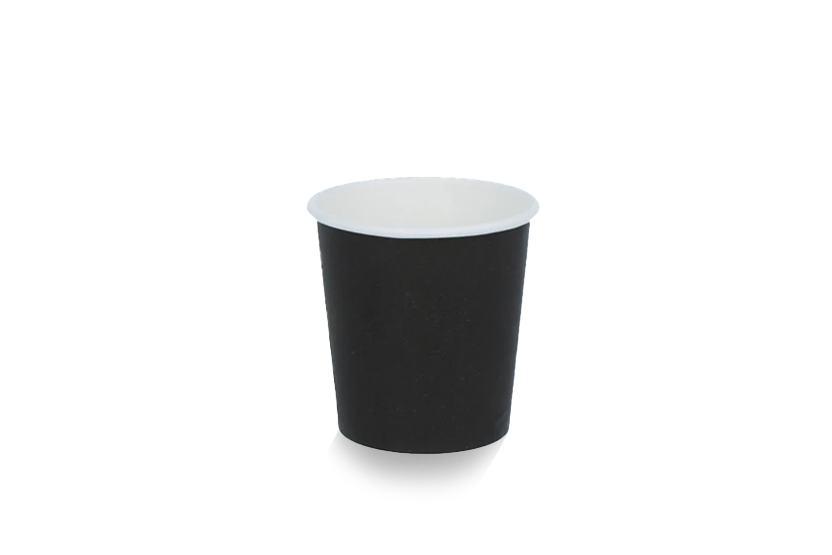 Coffee cup 120cc 4oz Ø63mm cardboard black FSC®Mix