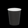 Coffee cup 230cc 8oz Ø80mm cardboard black FSC®Mix