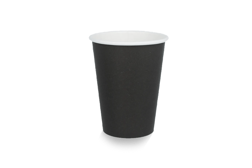 takeaware.nl Koffiebekers Kartonnen koffiebeker 360cc 12oz zwart