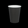 Coffee cup 360cc 12oz Ø90mm cardboard black FSC®