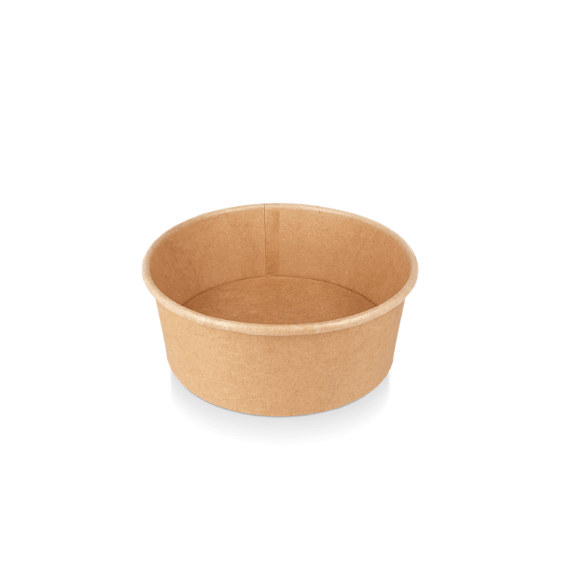 takeaware.nl Saladebakken en bowls Salade & Saus cups 360ml Ø118mm kraft