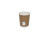 takeaware.nl Koffiebekers Kartonnen espressobeker 120cc 4oz kraftlook