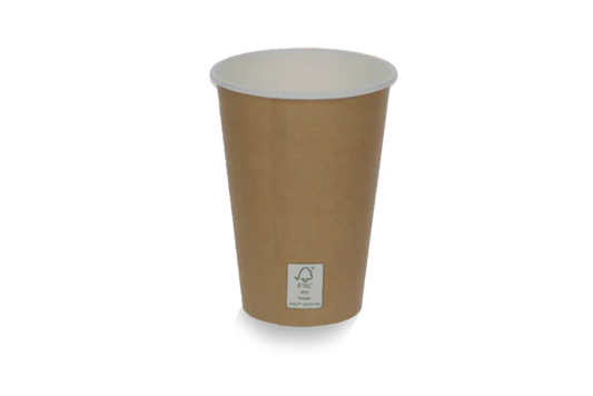 Coffee cup 180cc 7.5oz Ø70mm kraft brown FSC®