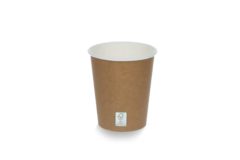 Gobelet à café 230cc 8oz Ø80mm FSC®Mix kraft brun