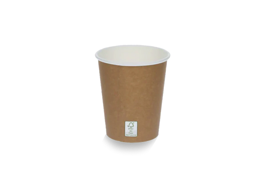 Gobelet à café 230cc 8oz Ø80mm FSC®Mix kraft brun